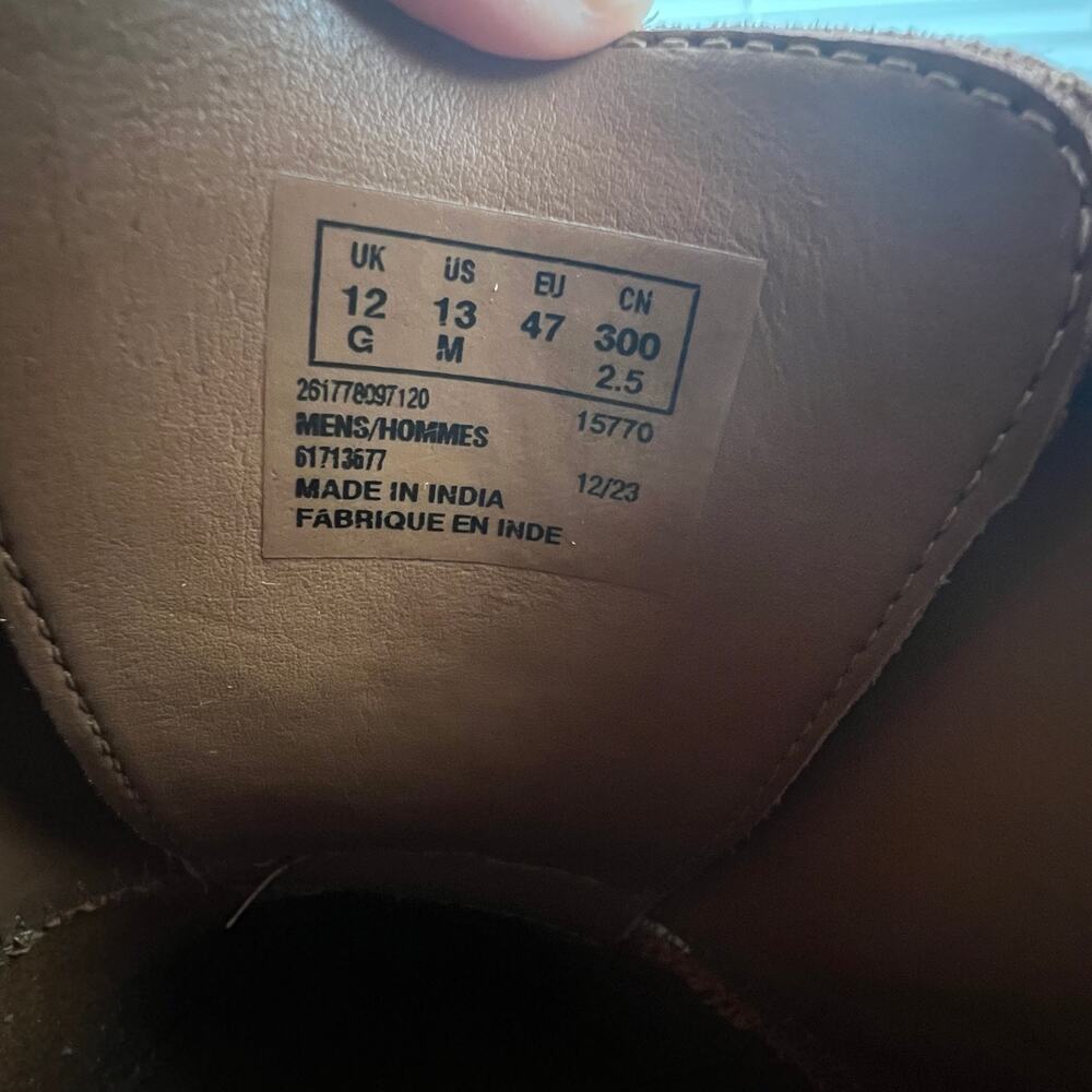 Clarks Collection Whiddon Ox Mahogany Leather Oxford Shoes Size 13 - Picture 10 of 13